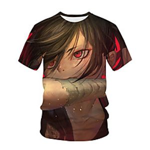 Inspired by Dororo Cosplay Anime Cartoon 100% Polyester 3D Harajuku Graphic Kawaii T-shirt For Women's / Men's miniinthebox