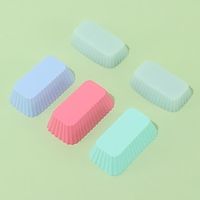 5pcs Silicone Muffin Liners, Rectangular Reusable Baking Cups, High Temperature Resistant Nonstick Cake Mold, Baking Supplies, Kitchen Items Lightinthebox - thumbnail