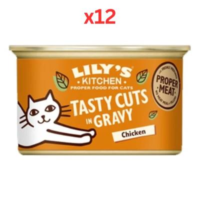 Lily's Kitchen Tasty Cuts Chicken Wet Cat Food 85G (Pack of 12) Lily's Kitchen Tasty Cuts Chicken Wet Cat Food 85G (Pack of 12)