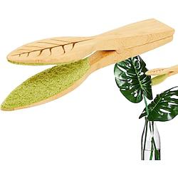 Leaf Cleaning Tongs,Plant Lint Leaf Cleaner Tongs,Plant Dust Removal,Leaf Cleaning Brush Tool For Plants,Plant Dust Removal Cleaning Brush,Leaf-Shaped Leaf Cleaning Tool,Dust Remover Cleaning Supplies Lightinthebox