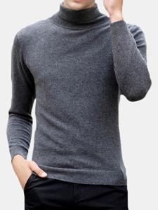 100% Wool Fashion Thin Knit Sweater