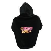 Sarina'S Hoodie Black Peace - Xxl