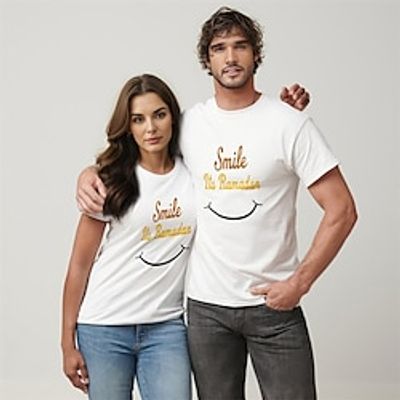 Ramadan Fasting Mode Islamic T-shirt Print Graphic T-shirt For Couple's Men's Women's Adults' Hot Stamping Casual Daily Lightinthebox Ramadan Fasting Mode Islamic T-shirt Print Graphic T-shirt For Couple's Men's Women's Adults' Hot Stamping Casual Daily Lightinthebox