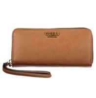 Guess Jeans Elegant Brown Zip Wallet with Multiple Compartments - GU-23442