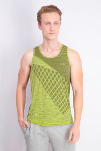 Mens Regular Fit Next GFX Tank Top  Heather Laser Forg