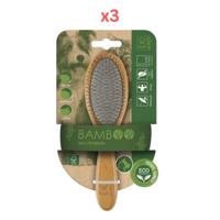 M-Pets Bamboo Ball Pin Brush (Pack of 3)