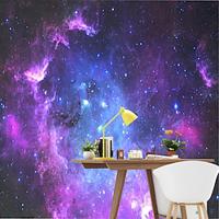 Cool Wallpapers Wall Mural Galaxy Universe Wallpaper Wall Sticker Covering Print Adhesive Required 3D Effect Canvas Home Décor Lightinthebox