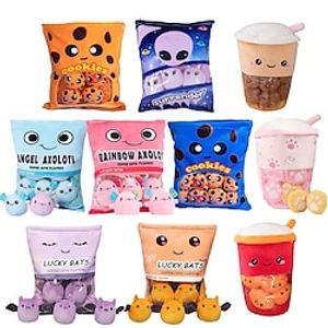 A Bag Of Puff Biscuits Lamian Noodles Pillow Alien Newt Plush Toy Lightinthebox