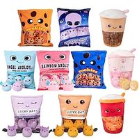 A Bag Of Puff Biscuits Lamian Noodles Pillow Alien Newt Plush Toy Lightinthebox - thumbnail