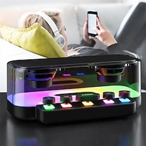 New bluetooth speakers heavy bass piano keys Z6 game non-inductive delay subwoofer dazzle colour e-sports speakers Lightinthebox