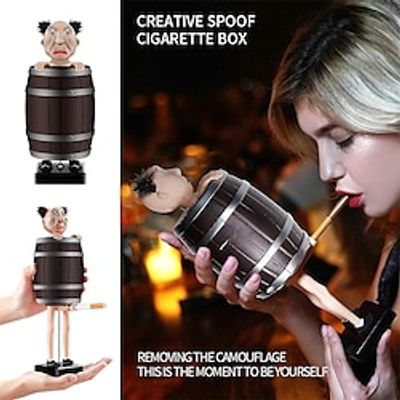 Creative Spoof Cigarette Box - Funny Cigarette Dispenser Pop-Up Holder - Hilarious Prank Toy Gift for Men Funny gift for him Valentine's Day Lightinthebox Creative Spoof Cigarette Box - Funny Cigarette Dispenser Pop-Up Holder - Hilarious Prank Toy Gift for Men Funny gift for him Valentine's Day Lightinthebox