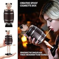 Creative Spoof Cigarette Box - Funny Cigarette Dispenser Pop-Up Holder - Hilarious Prank Toy Gift for Men Funny gift for him Valentine's Day Lightinthebox - thumbnail