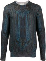 Etro paisley-print sweatshirt - Blue