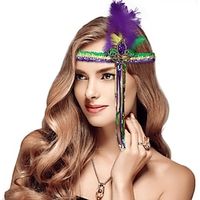 Retro Vintage Headpiece Party Costume Women's Cosplay Costume Masquerade Carnival Cocktail Party Headwear Lightinthebox - thumbnail