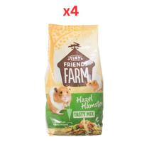 Tiny Friends Farm Tasty Mix Hazel Hamster Food 2Lb (Pack Of 4)