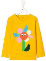 Stella McCartney Kids flower-print T-shirt - Yellow