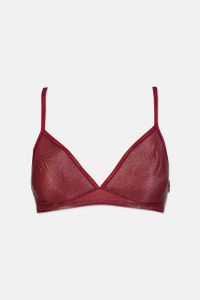 Womens Tringle  Non-Wire Non-Padded Lightly Bra  Maroon