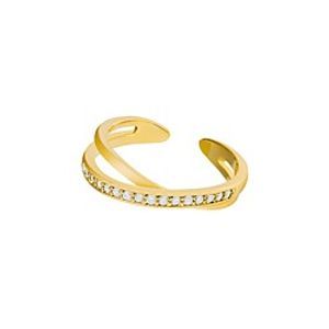 ring female ins trend fashion personality light luxury plain ring simple temperament cold wind conformable ring female niche design Lightinthebox