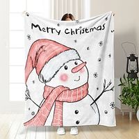Christmas Stockings And Animals Scandinavian Super Soft Blanket,Lightweight Fashion Novelty Flannel Throw Blankets Warm 3D Printed All Seasons Room Decoration Gifts Christmas Decoration For Home Lightinthebox - thumbnail