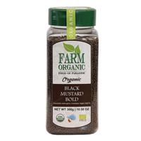 Farm Organic Black Mustard Seeds Bold 300gms