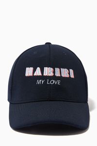 "HABIBI/ My Love" Cap in Cotton