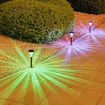 3pcs Solar Lawn Lights Outdoor Waterproof Garden Landscape Light Park Walkway Camping Atmosphere Decoration Lightinthebox