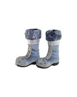 Swift 38cm Fabric Boot X2 Ornament Blue