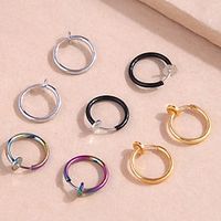 1 Pair Ear Clips For Women's Street Sport Birthday Stainless Steel Classic Fashion Lightinthebox 1 Pair Ear Clips For Women's Street Sport Birthday Stainless Steel Classic Fashion Lightinthebox