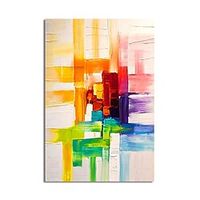 Oil Painting Handmade Hand Painted Wall Art Abstract Canvas Painting Home Decoration Decor Stretched Frame Ready to Hang Lightinthebox - thumbnail