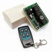 RF Wirelss Remote Control  Wireless DC12 V 4CH Relay Receiver /ON OFF Switch 433mhz Use for Motor or LED lamp Momentary Toggle Latched Working Way miniinthebox - thumbnail