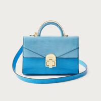 Charlotte Reid Animal Textured Satchel Bag