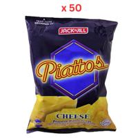 Jack N Jill Piattos Potato Crisps Cheese - 85 Gm Pack Of 50 (UAE Delivery Only)