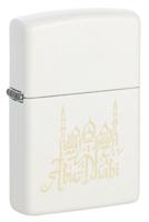 Zippo MP401081 214 Abudhabi White Matte Windproof Lighter - 130003992