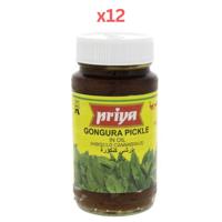 Priya Gongura Pickle In Oil 300g Pack of 12