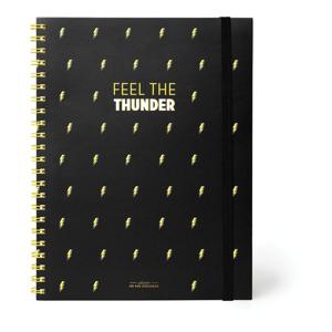 Legami Trio Spiral Maxi Lined/Squared/Dotted Flash Notebook