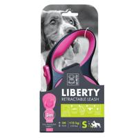M-Pets Liberty Dog Retractable Leash Pink Small