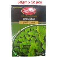 Rehmat Mint Crushed 50Gm Pack Of 12 (UAE Delivery Only)