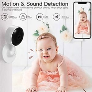 WIFI 3MP mini indoor motion detection tuya cameras wifi receiver for home surveillance security CCTV Surveillance Baby camera miniinthebox