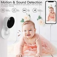 WIFI 3MP mini indoor motion detection tuya cameras wifi receiver for home surveillance security CCTV Surveillance Baby camera miniinthebox - thumbnail