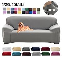 Stretch Couch Covers Sectional Sofa Cover For Dogs Pet, Farmhouse Slipcovers For Love Seat, L Shaped,3 Seater, U Shaped, Arm Chair Washable Couch Protector Soft Durable Lightinthebox
