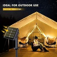 20m String Lights Christmas Light String 200pcs LED Cool White BallBall String Lights LED Strip Light Solar 2 V Lightinthebox - thumbnail