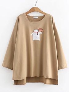 Embroidery Long Sleeves Shirt