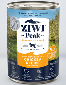 ZiwiPeak Wet Free Range Chicken Recipe Canned Dog Food-390gm
