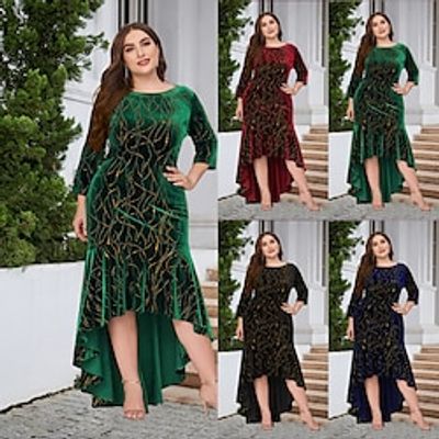 Retro Vintage 1950s 1960s Dress Masquerade Mermaid Dresses Women's Cosplay Costume Masquerade Party Dress miniinthebox
