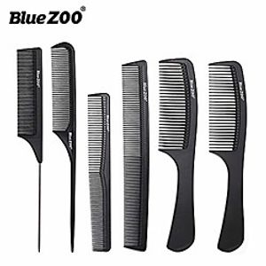6pcs set professional hair brush comb salon barber anti-static hair combs hairbrush hairdressing combs hair care styling tools Lightinthebox