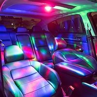 Car Voice Control LED Atmosphere Light Multicolor Car Super Bright Lamp Stage Projection Interior Atmosphere Lights Car Roof Decoration Lights miniinthebox