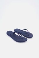 Womens Style 2 Slim Logo Pop Up Flip Flop  Navy - thumbnail