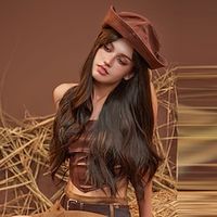 24 Inch Synthetic Wig Women's Wig Blonde Long Wavy Hair with bangs Fashion Daily Party Cosplay Christmas Party Wigs miniinthebox - thumbnail