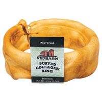 Redbarn Puffed Collagen Ring 3 Inch Dog Chews .3Oz / 8.5gm