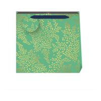 Sara Miller Gold Leaves Jade Small Bag